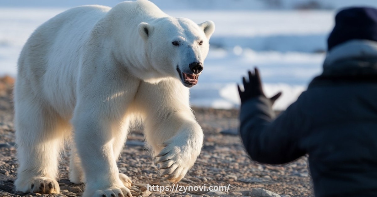 how aggressive are polar bears