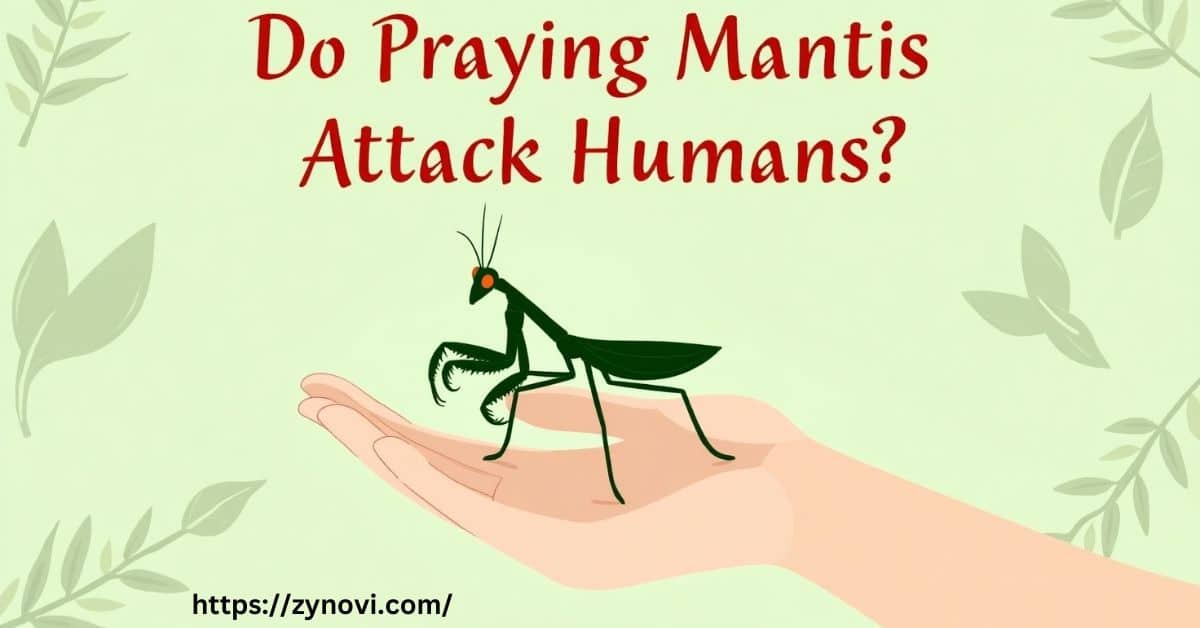 does a praying mantis bite