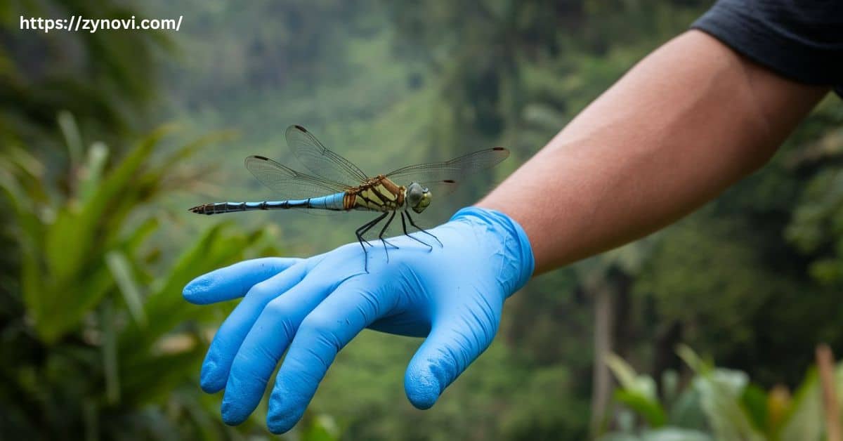 What happens if a dragonfly bites you