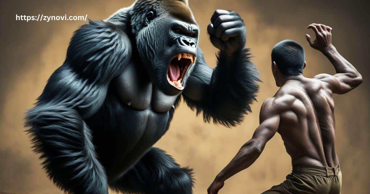 do gorillas attack humans