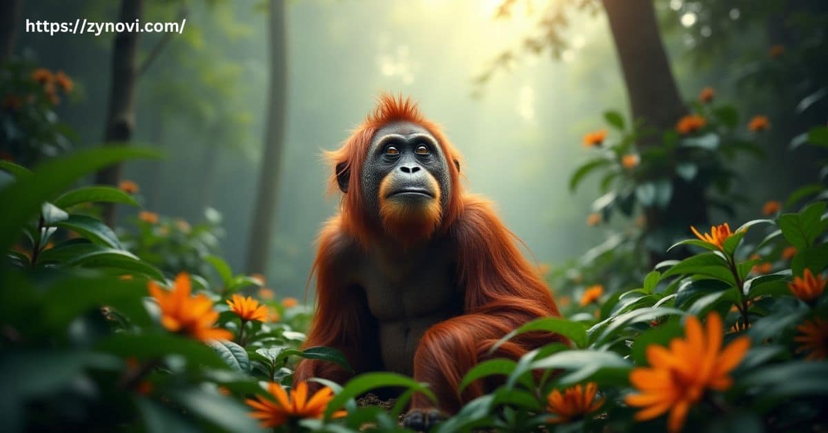 what causes the orangutan to become violent